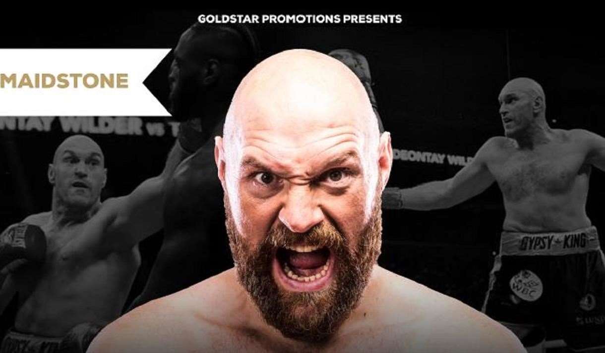 Tyson Fury is coming to Maidstone. Picture: Gold Star Promotions (11071560)