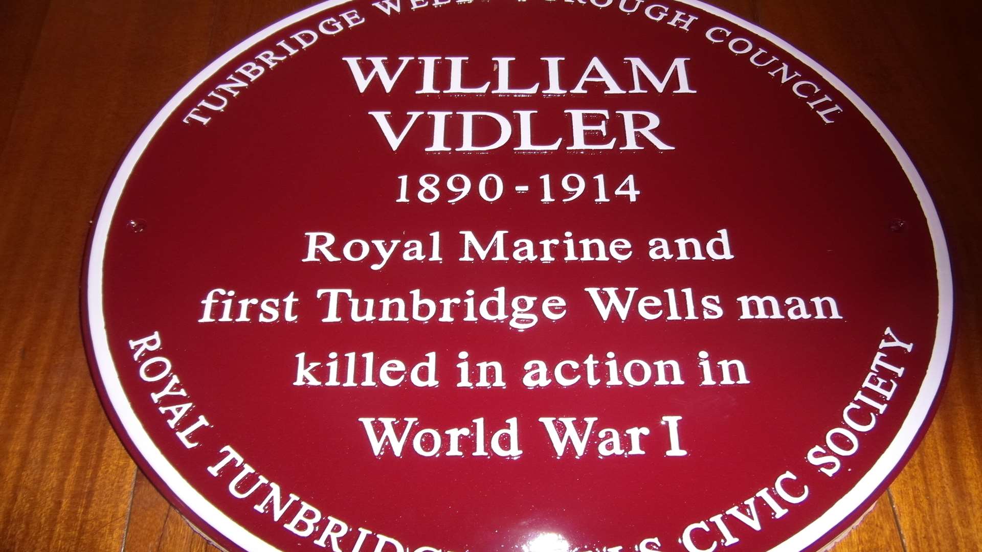 William Vidler was the first local resident to die in the First World War