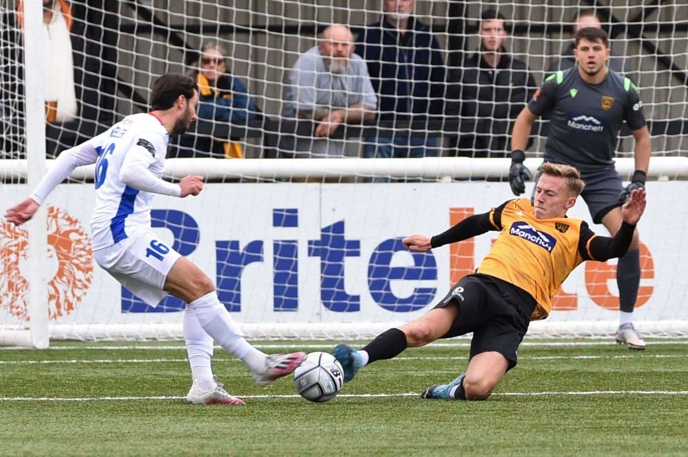 Maidstone lost 2-0 at home to Dorking in October Picture: Steve Terrell