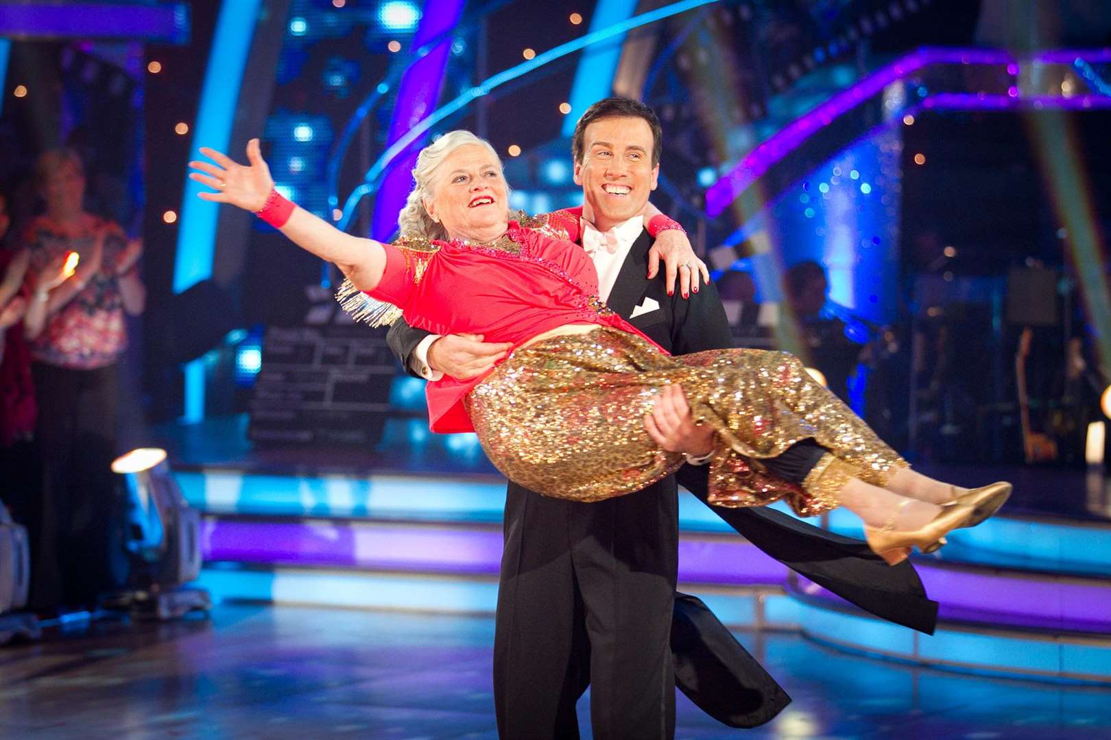 Ann Widdecombe was paired up with Anton Du Beck the last time she appeared on the show