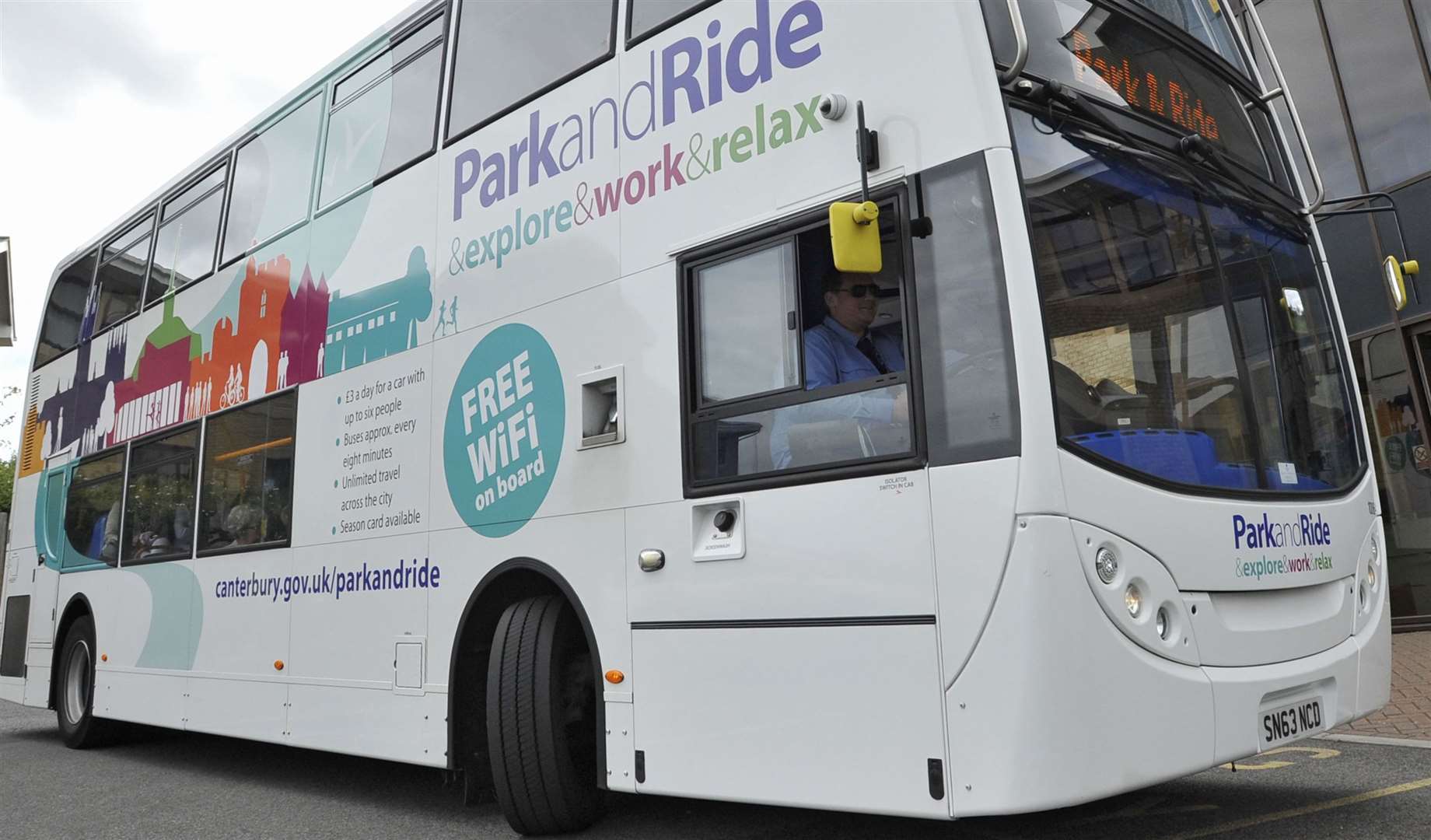 All park and ride buses will come off the road