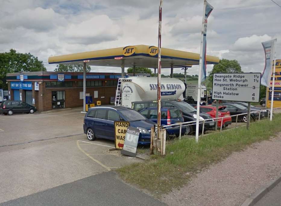 The raid happened at the Jet Garage. Picture, Google Maps.