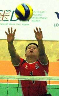 Paralympic volleyball player Gurkha Lance Corporal Netra Rana