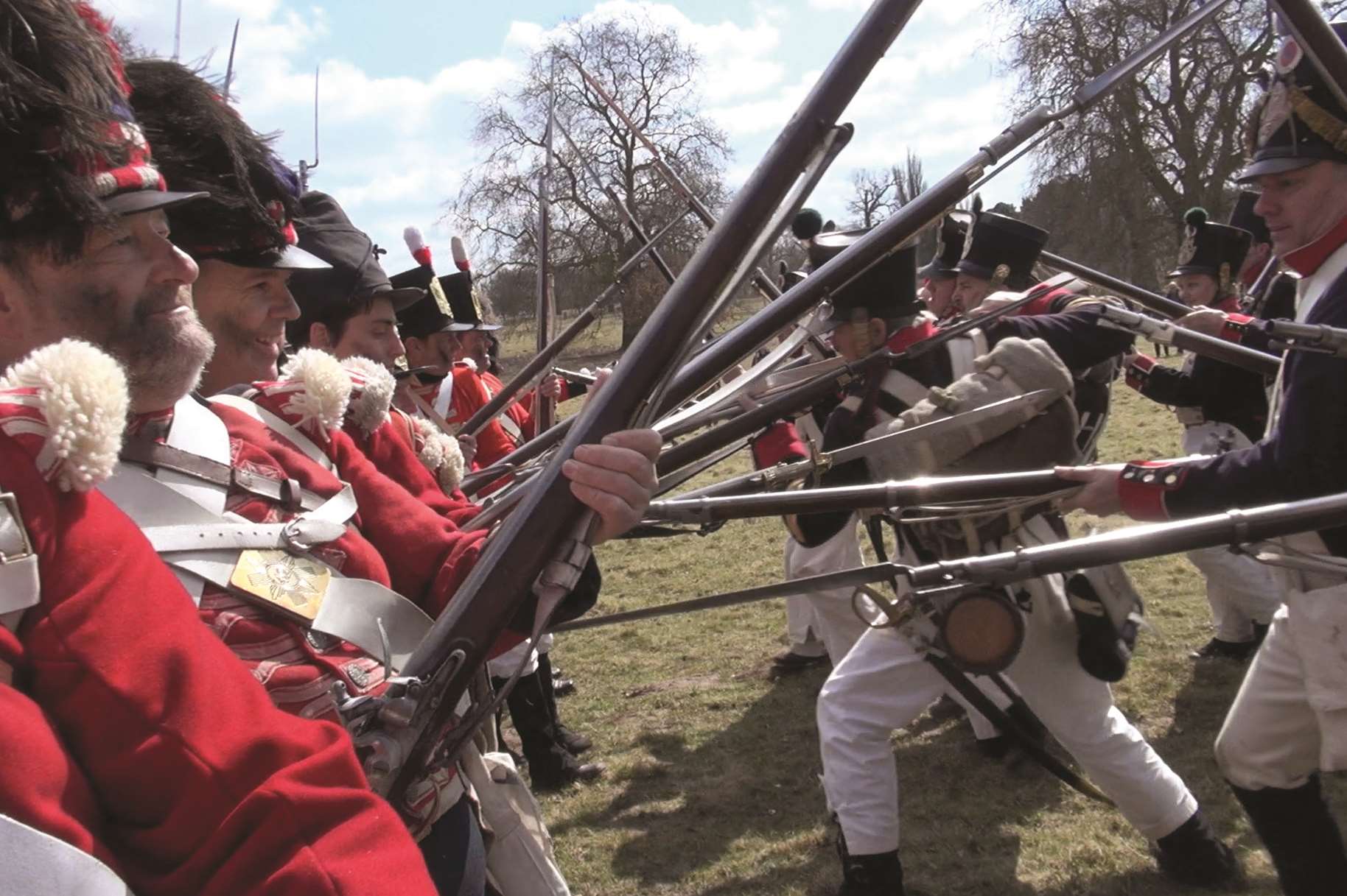 British and French troops will clash again this weekend