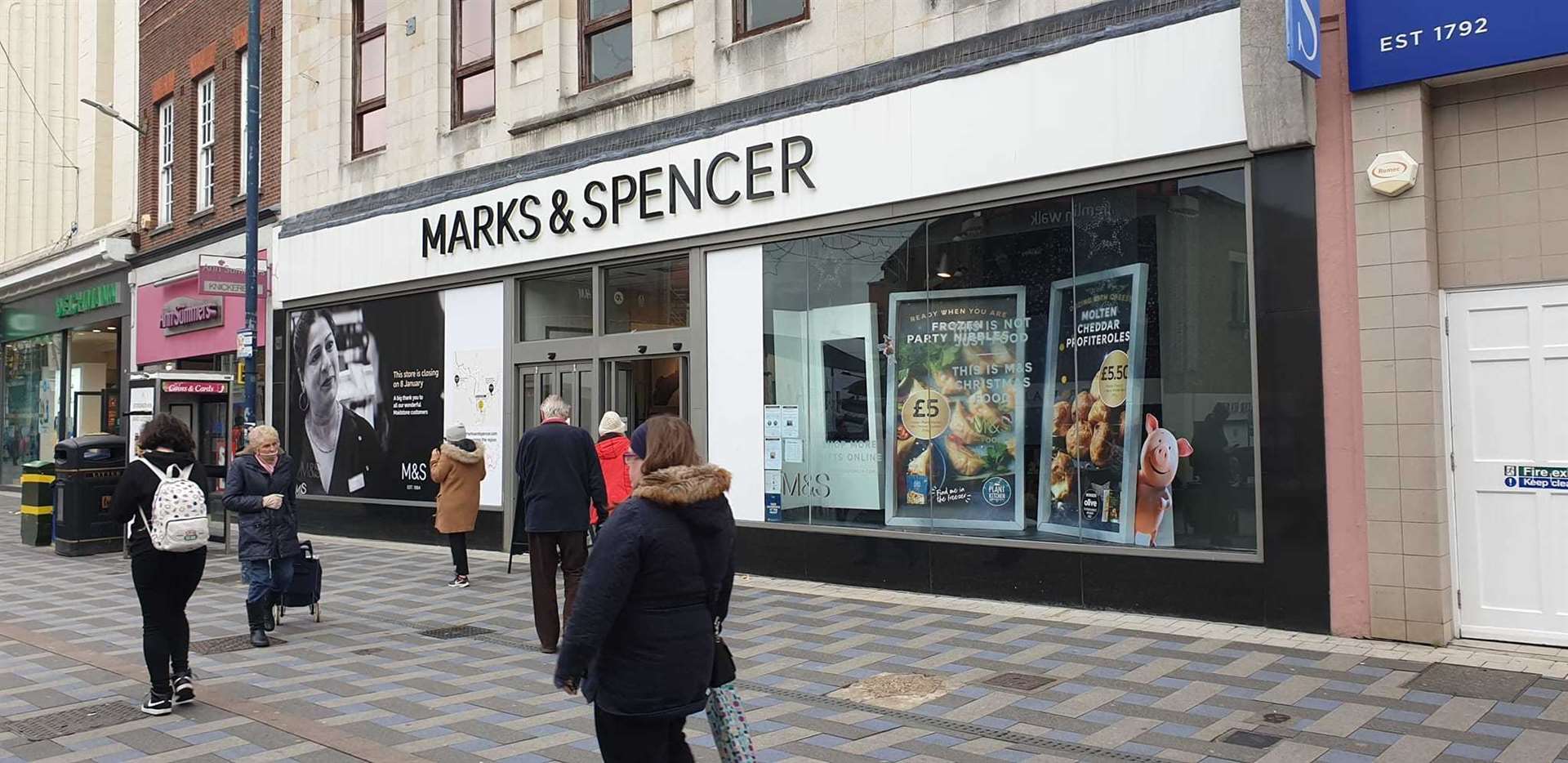 The M&S in Maidstone town centre has now permanently closed. Picture: Ryan Gordon
