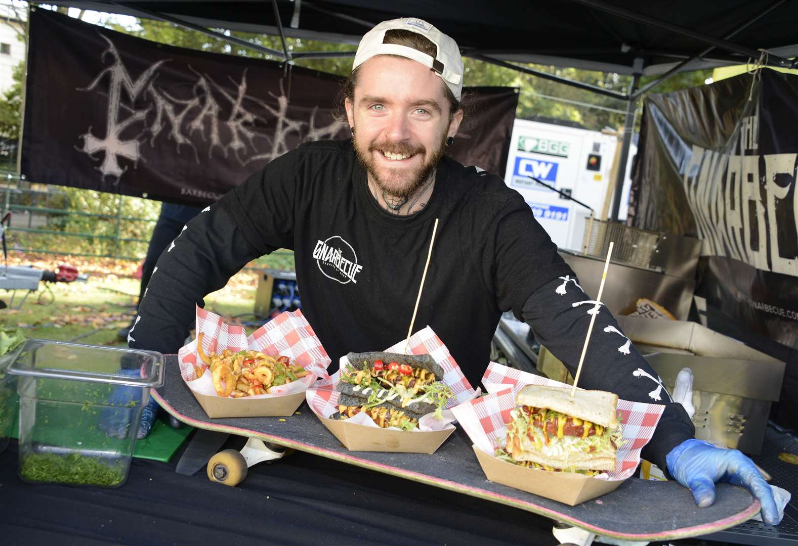 There was huge demand for a vegan meat alternative produced by Gnarbecue at the recent Canterbury Food and Drink Festival Picture: Paul Amos