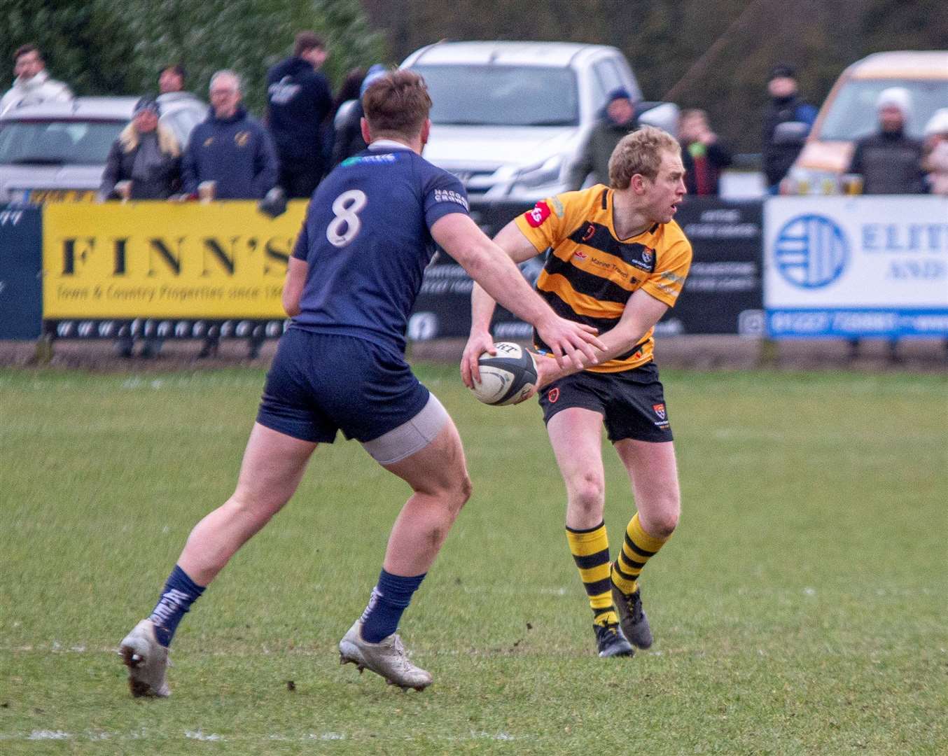 Frank Reynolds proved reliable with his kicking but his side were beaten by a point against Sevenoaks. Picture: Phillipa Hilton