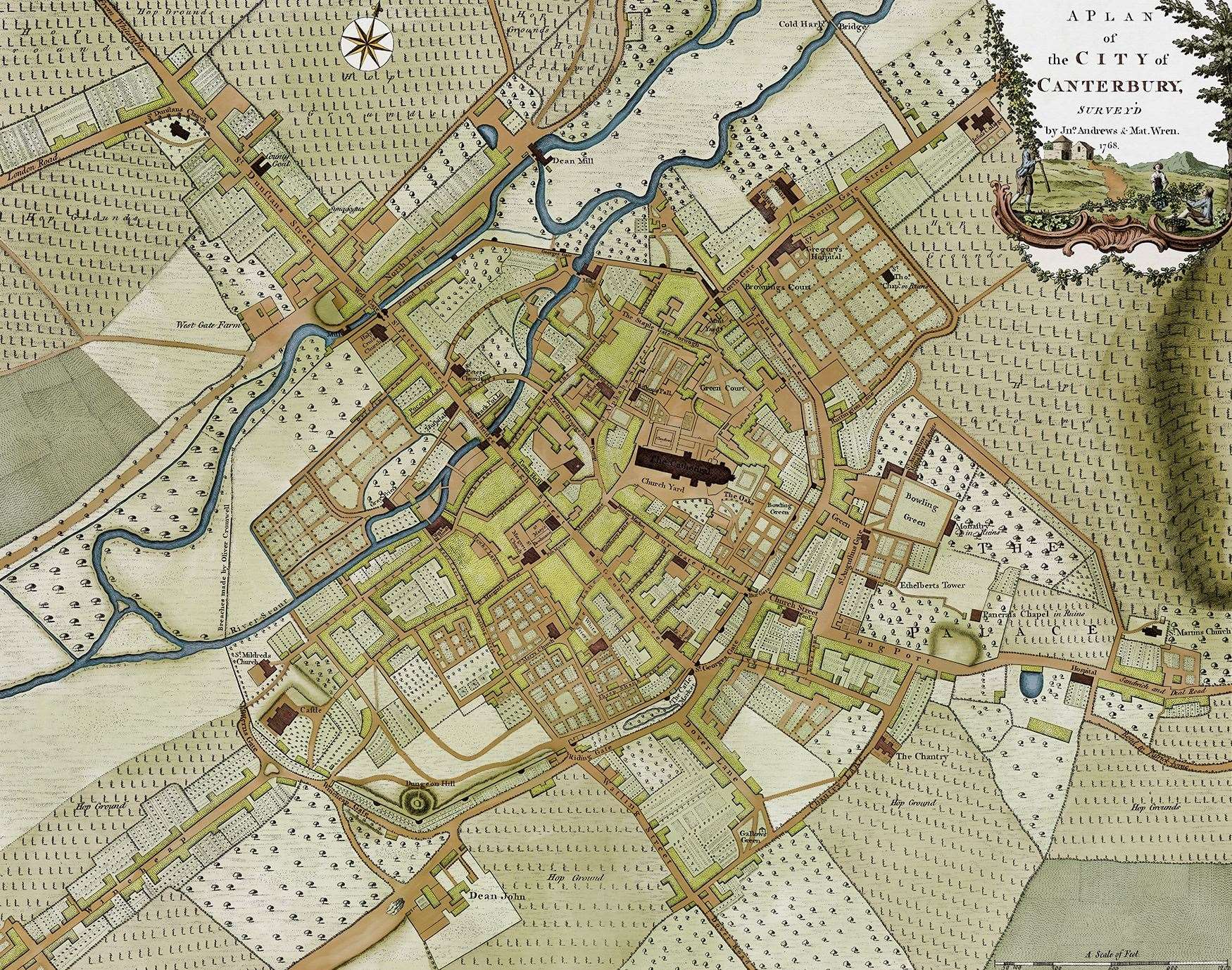 Canterbury, as it was drawn in 1769