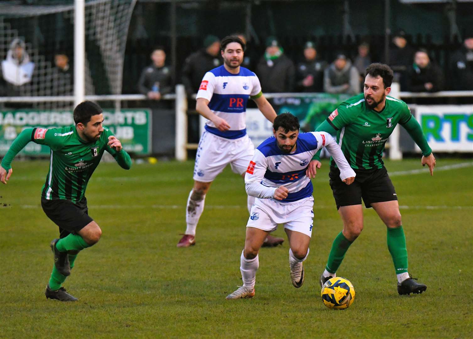 James Bessey-Saldanha on the attack for Sheppey United against Cray Valley on Saturday Picture: Marc Richards