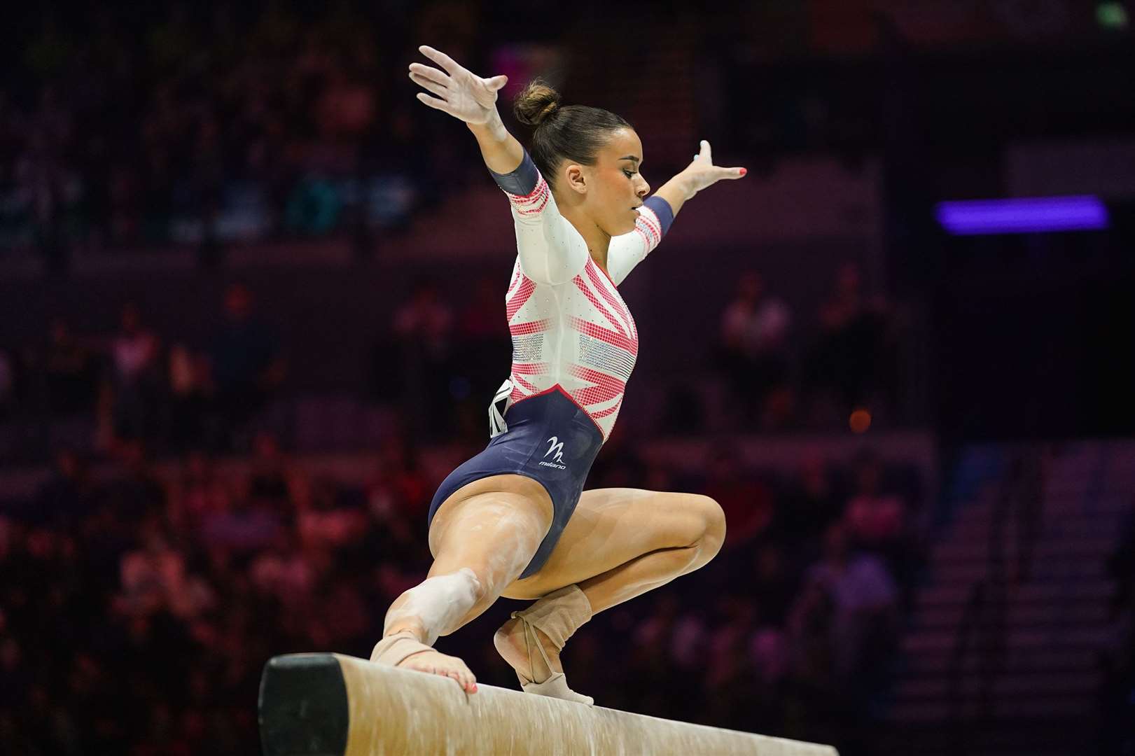 Gravesend's Georgia-Mae Fenton has helped GB's women's team reach the gold standard at the Euros. Picture: British Gymnastics