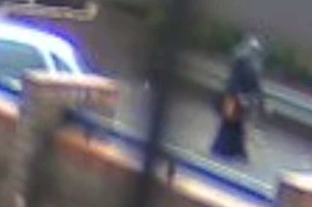 CCTV footage believed to show Nahid Almanea moments before she was killed