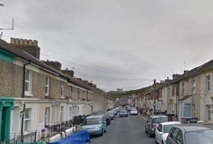 Baxter's home in Clarendon Place, Dover was searched as part of the investigation. Picture: Google Maps