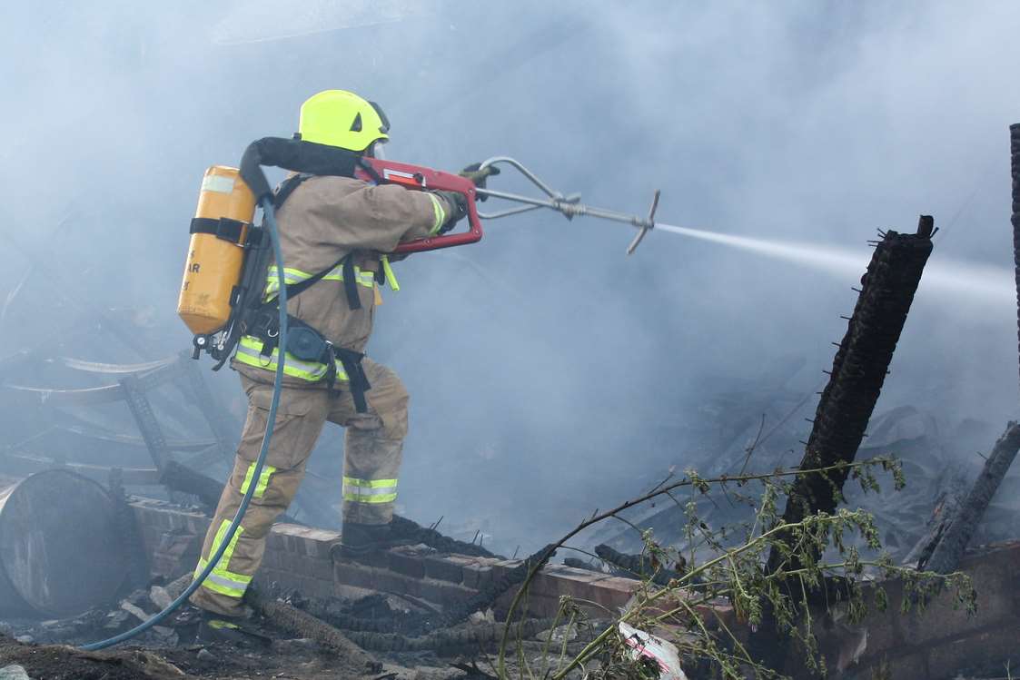 Firefighters tackled the blaze. Stock image.