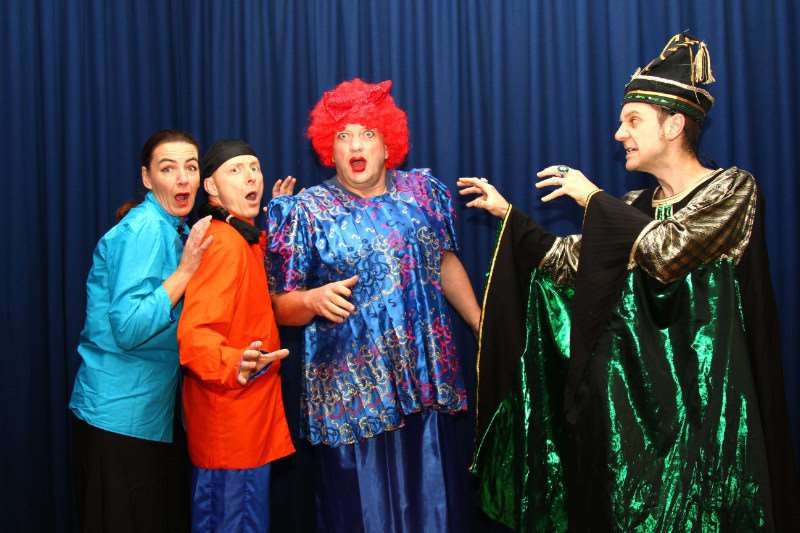 The stars of this year's panto at The King's Hall