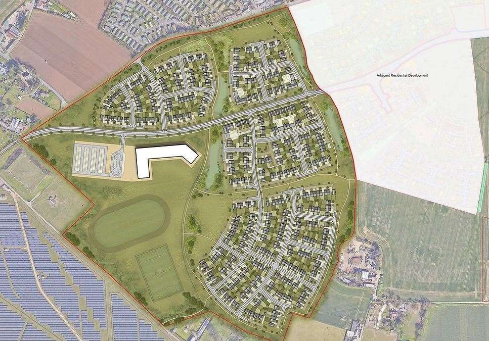 Phase two includes 500 homes and a secondary school. Picture: Rooksmead