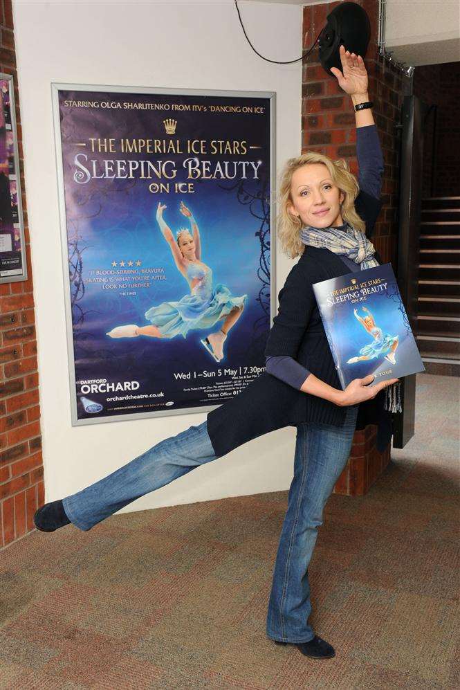 Dancing On Ice star Olga Sharutenko plays Sleeping Beauty