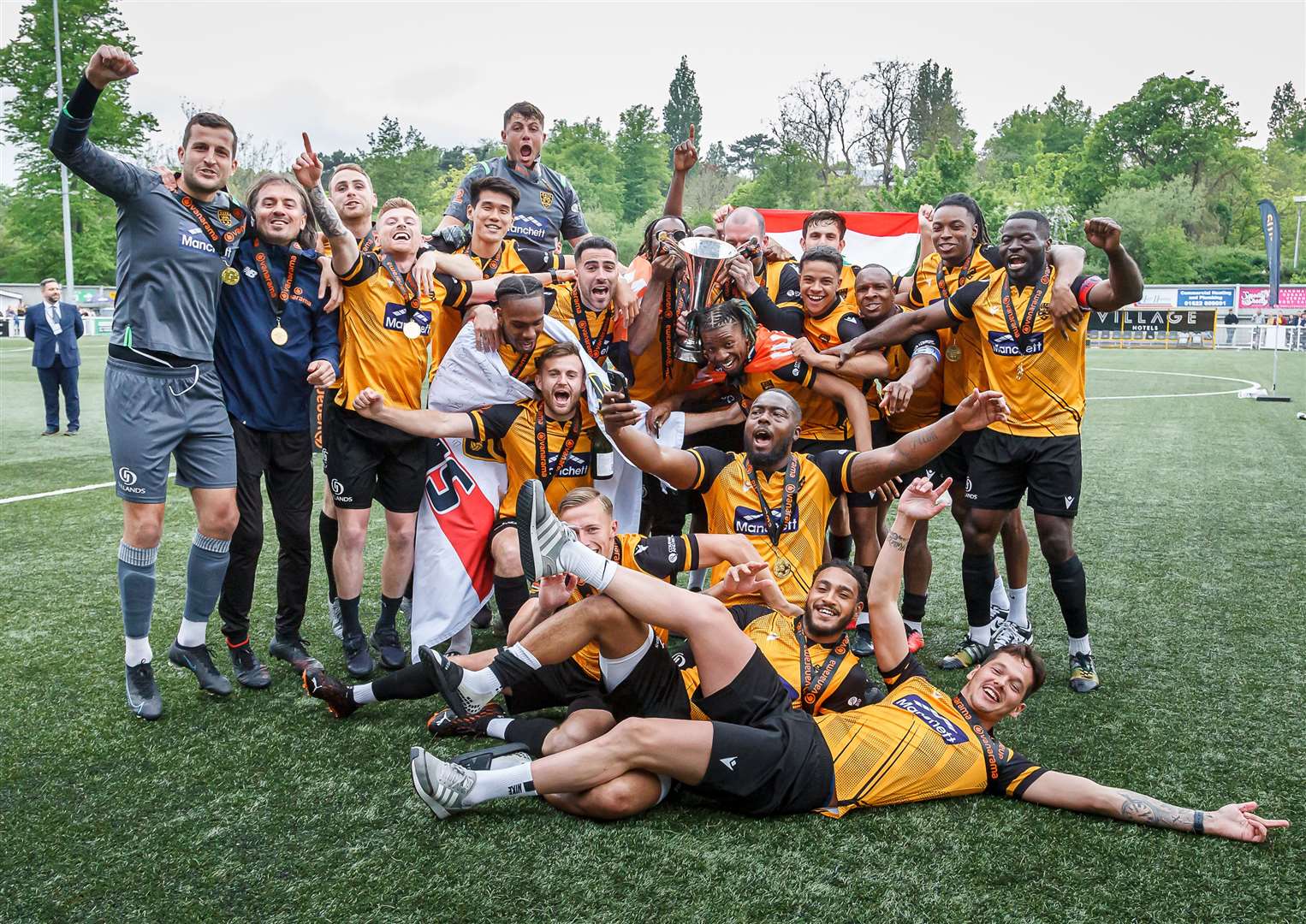 Maidstone United - National South champions Picture: Helen Cooper