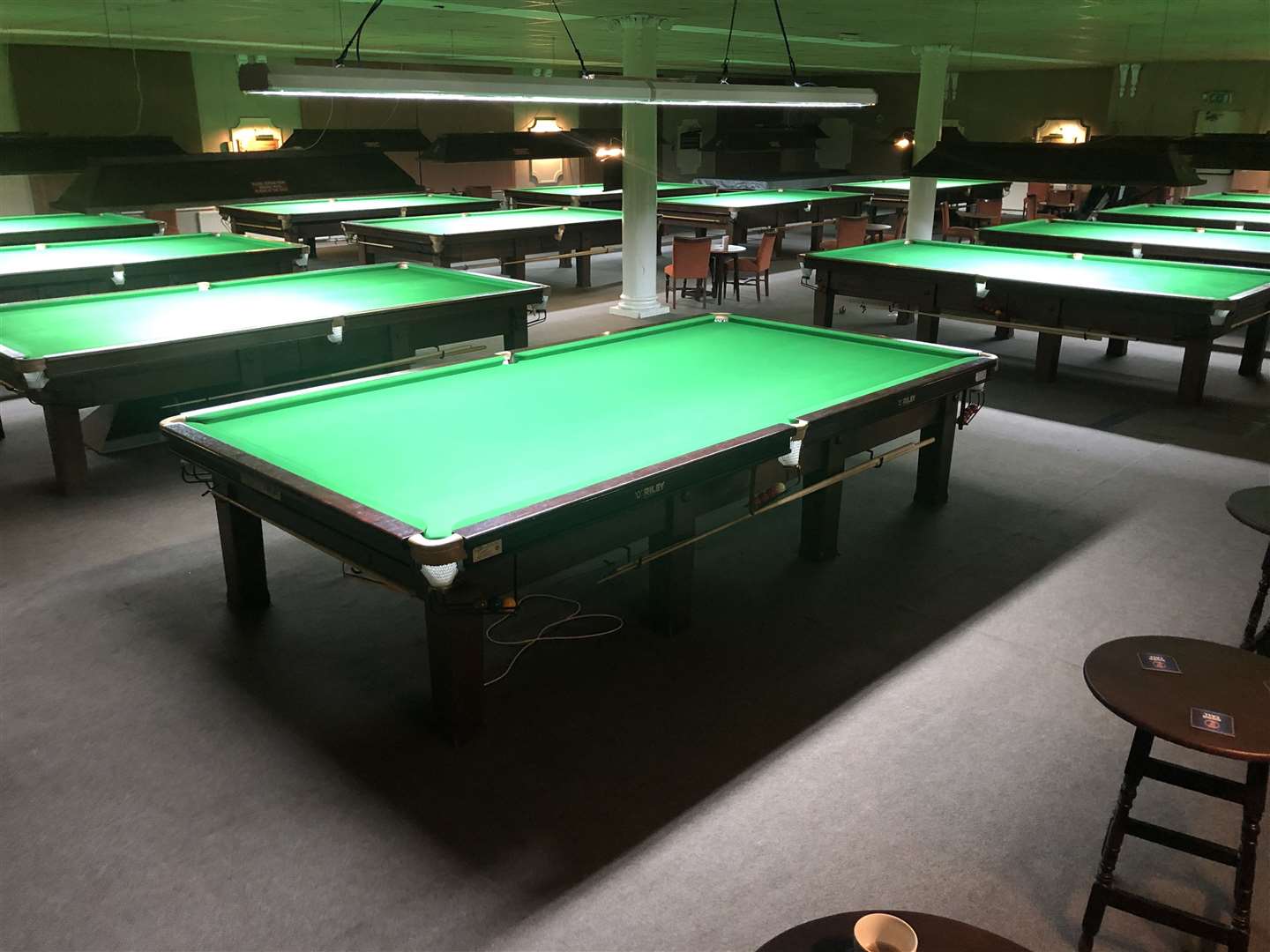 The new club in Cliftonville has 14 snooker tables