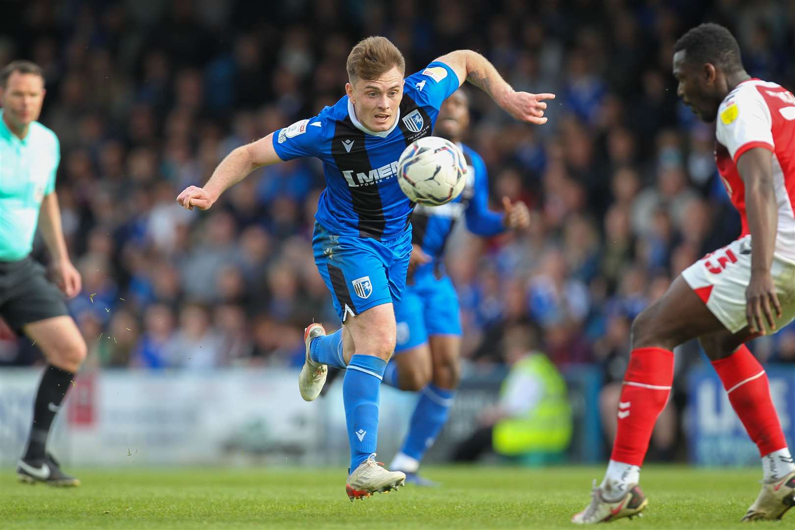 Ben Thompson spent the second half of the season with Gillingham after his Millwall exit Picture: KPI