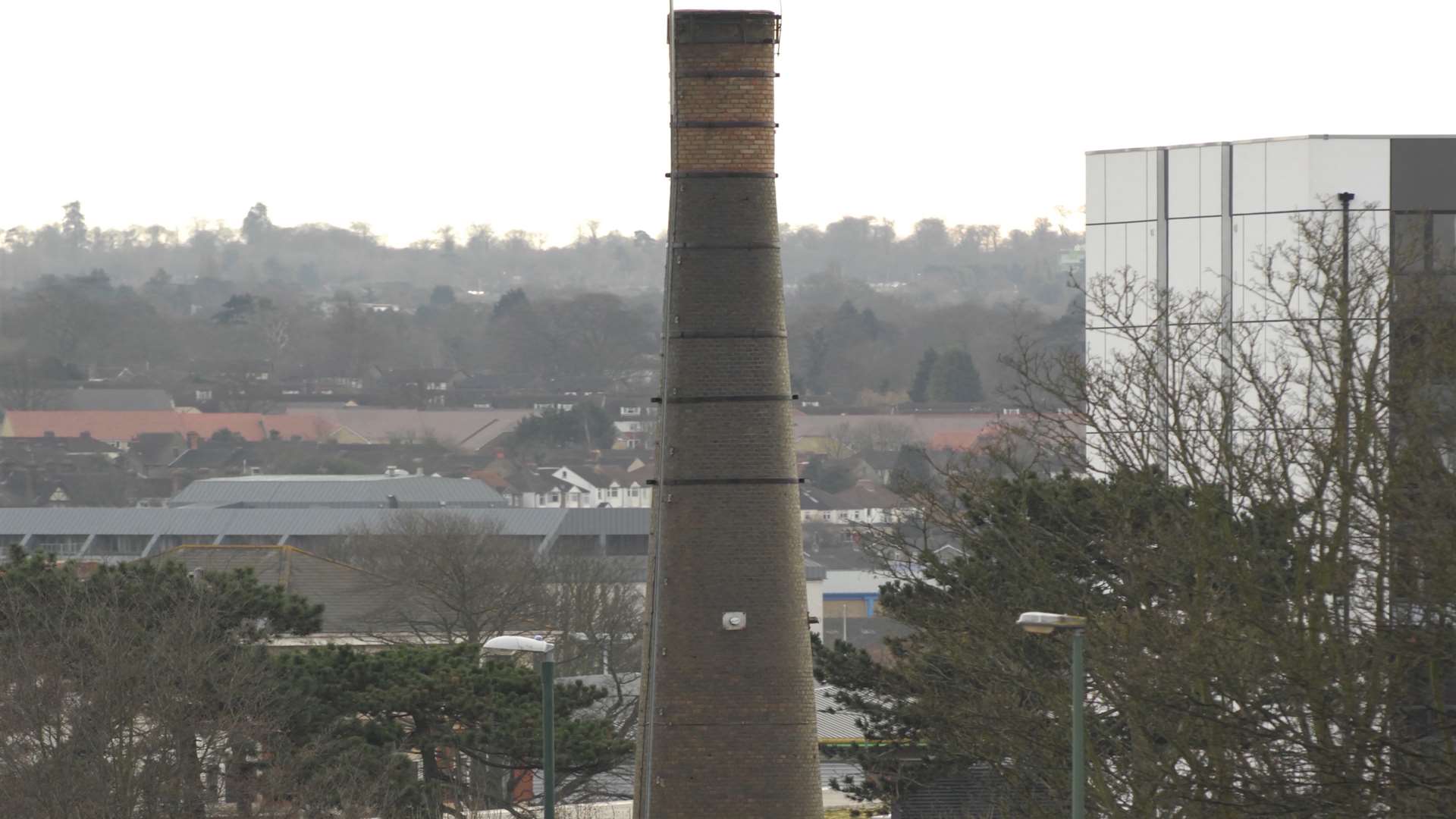 The paper mill's chimney is expected to stay if plans are approved.
