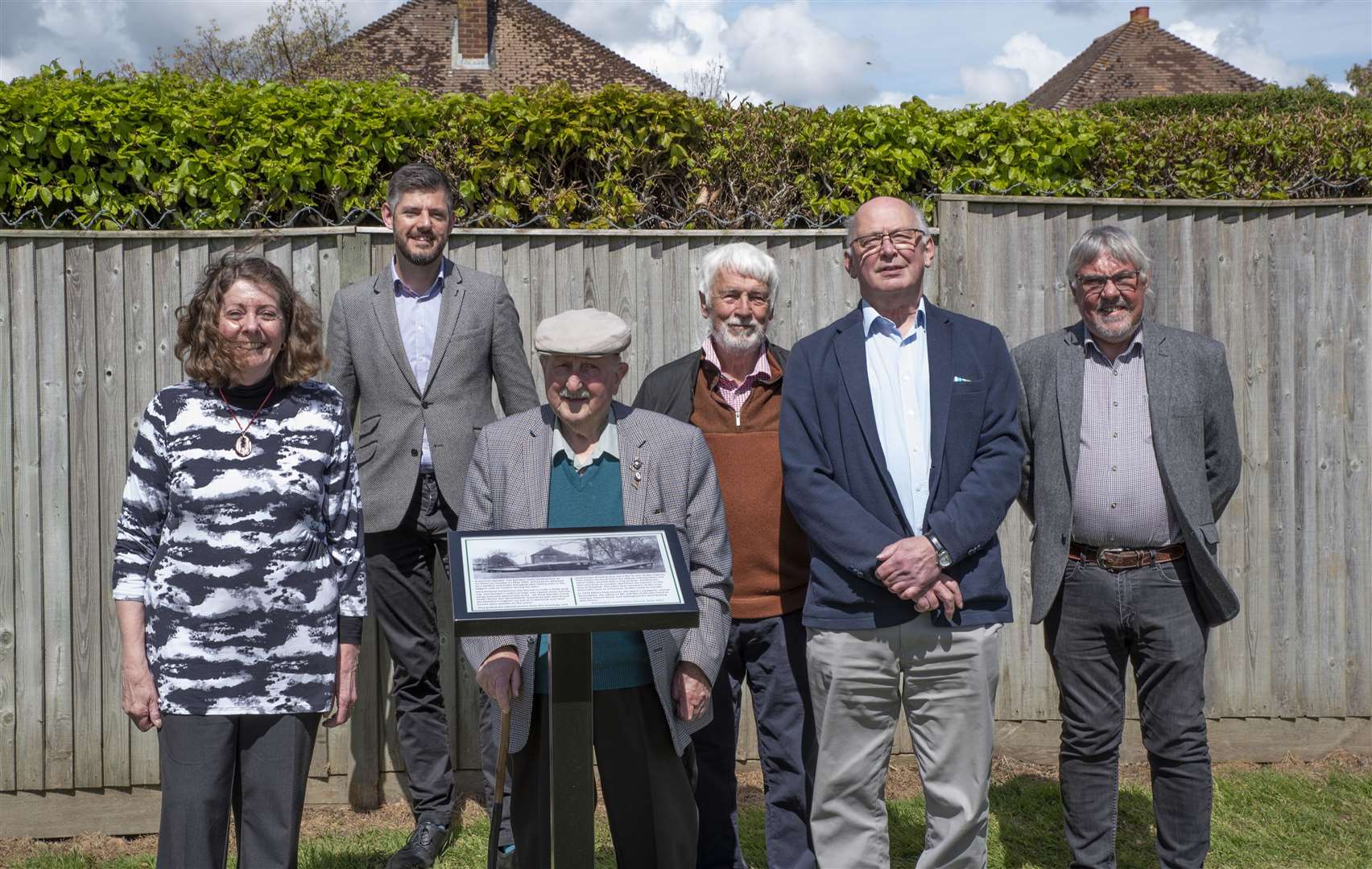 An information plaque to mark the 80th anniversary was unveiled on The Ridge last year. Picture: Ellie Crook