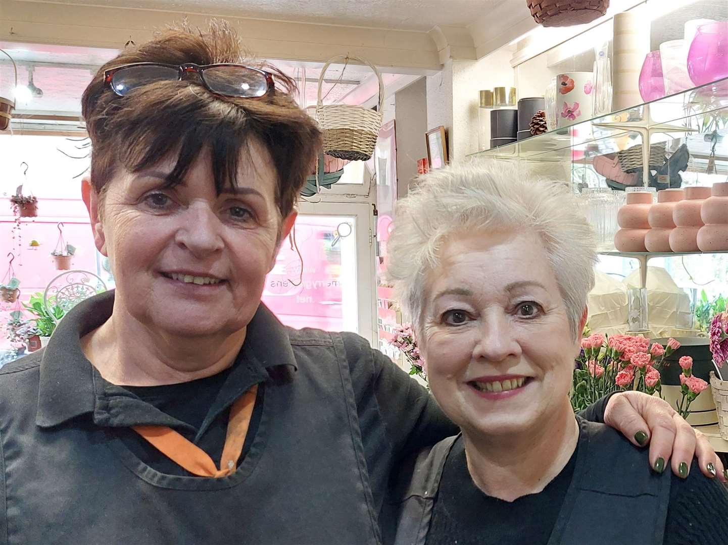Sharon Friend and Tina Barrett from Merrygardens Florist in Deal High Street are against the proposal