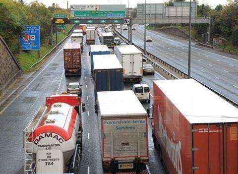 Dartford Crossing delays. Stock image (863934)