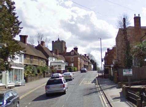 The fight was arranged for the high street in Staplehurst. Picture: Google Street View
