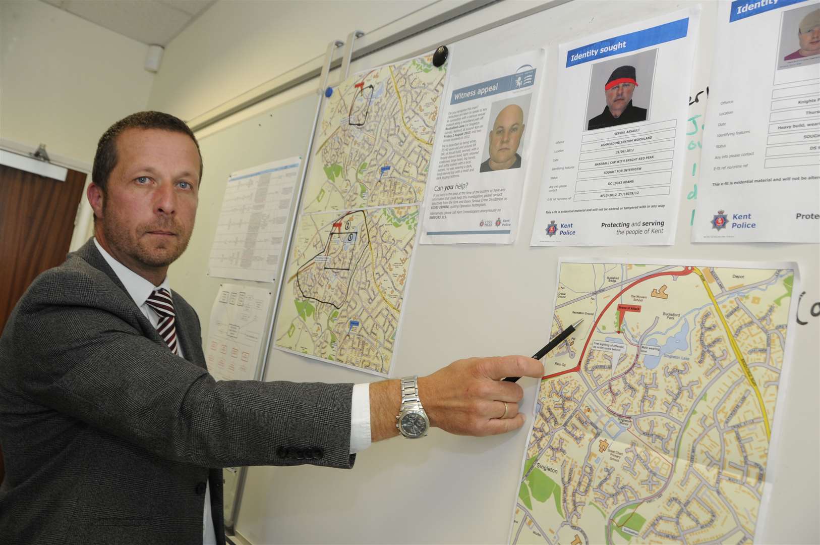 Det Insp Richard Vickery was leading the investigation which eventually caught Williams and brought him to justice