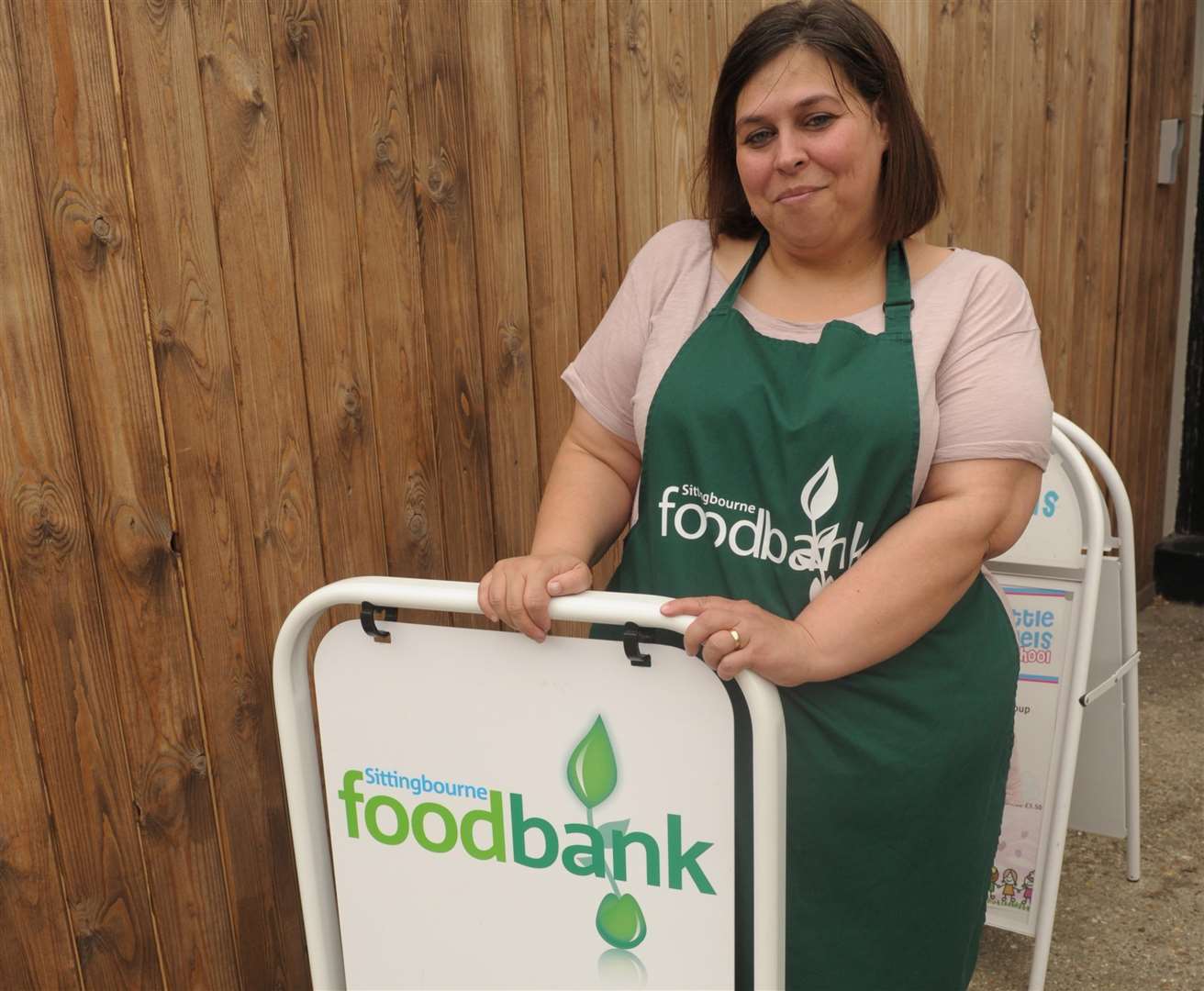 Esther Hurwood says referrals to the Sittingbourne food bank are up by 75%