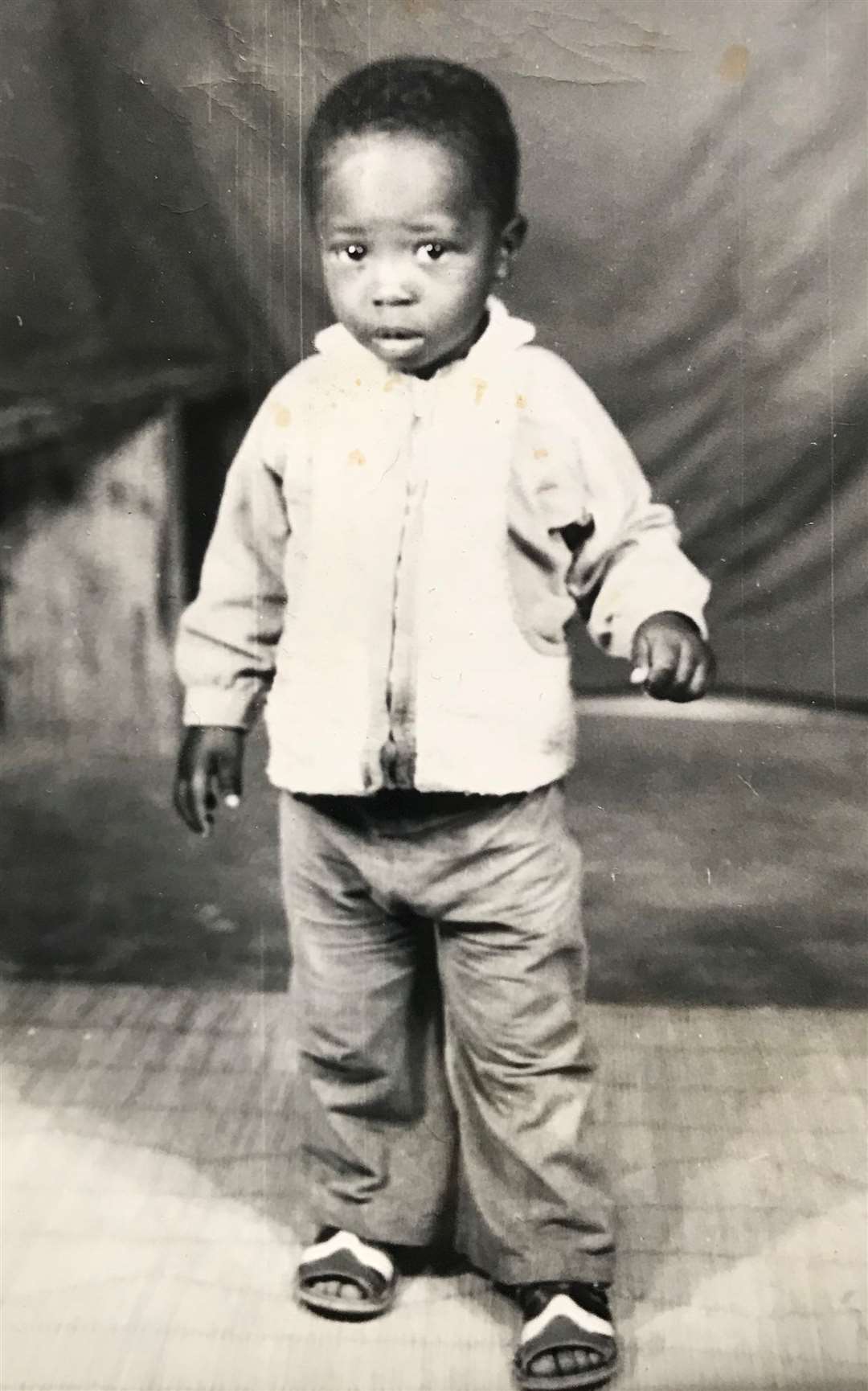 Douglas Hamandishe as a young boy in Rhodesia