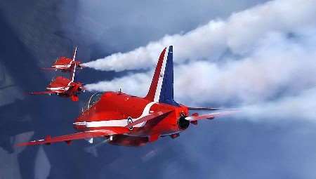 TOP ATTRACTION: The Red Arrows will perform above Thanet in June. Picture courtesy Andrew Metcalf