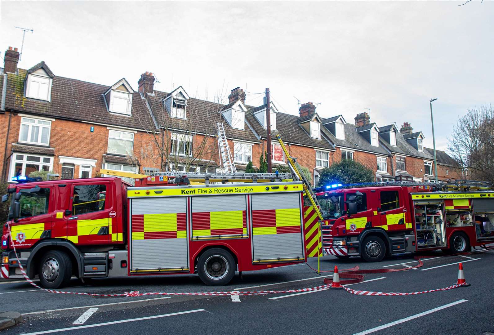 Firefighters attended the incident at Loose Road, Maidstone