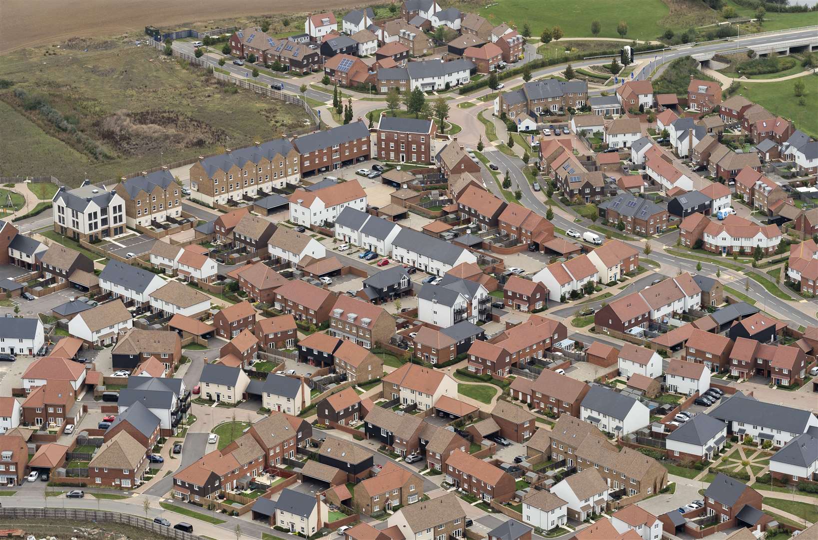 The Finberry housing development on the edge of Ashford. Picture: Ady Kerry/Ashford Borough Council