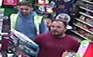 CCTV of two men police would like to speak to. Picture: Kent Police (5891178)