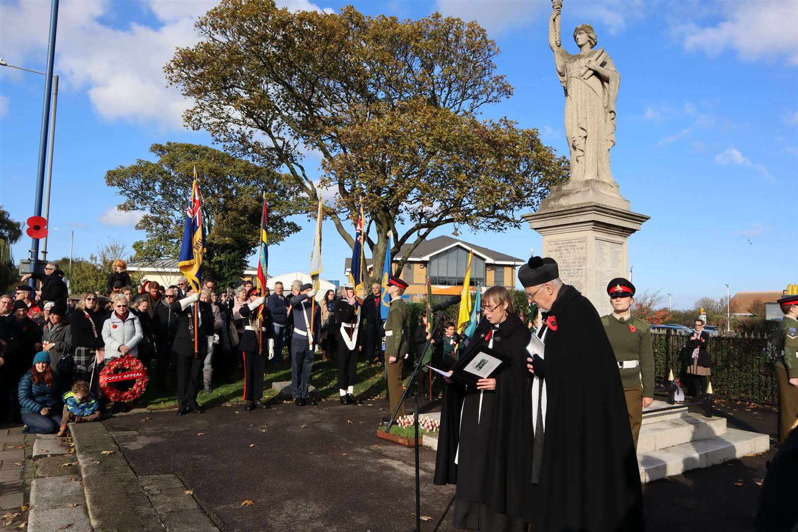 The Remembrance Sunday memorial service at Sheerness (21306166)