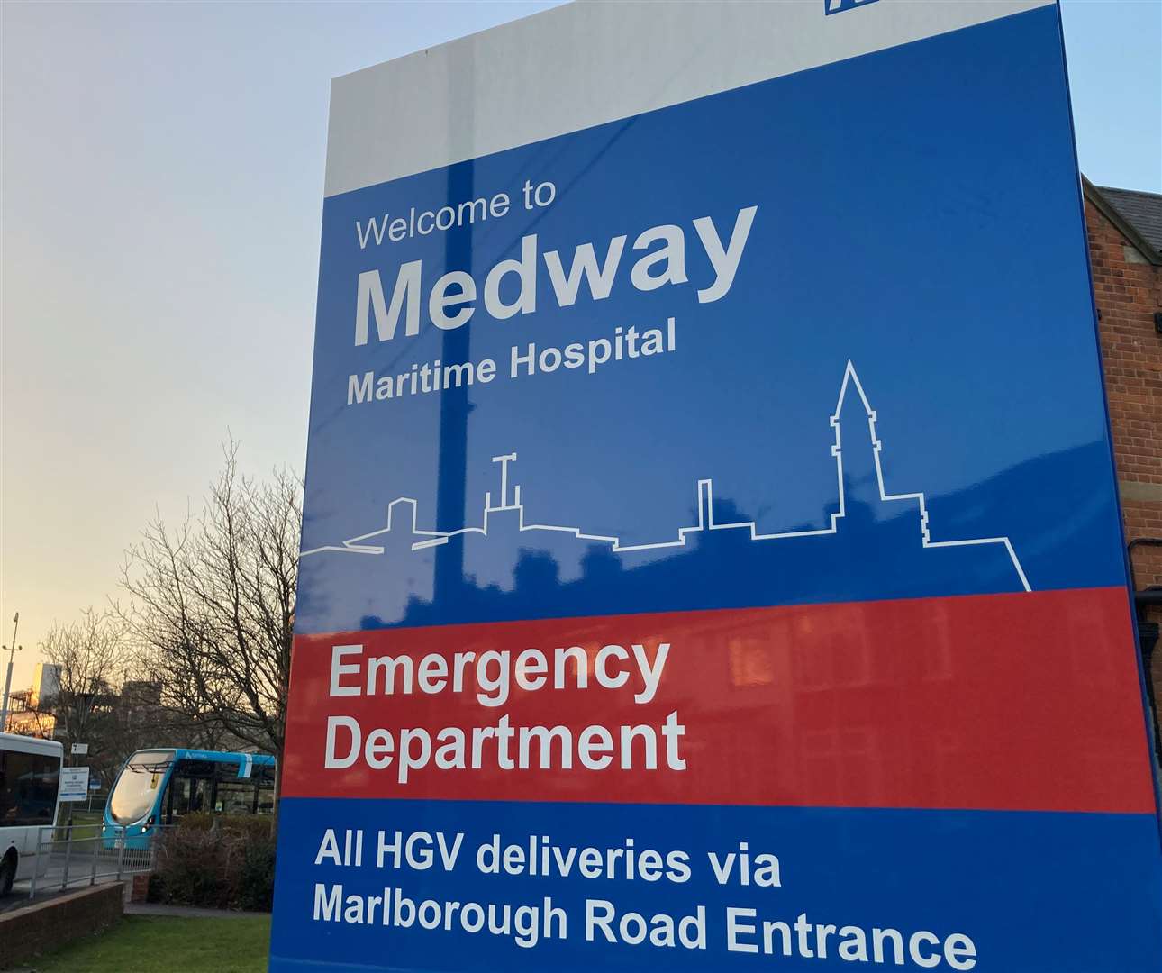 Two victims were taken to Medway Maritime Hospital in Windmill Road, Gillingham