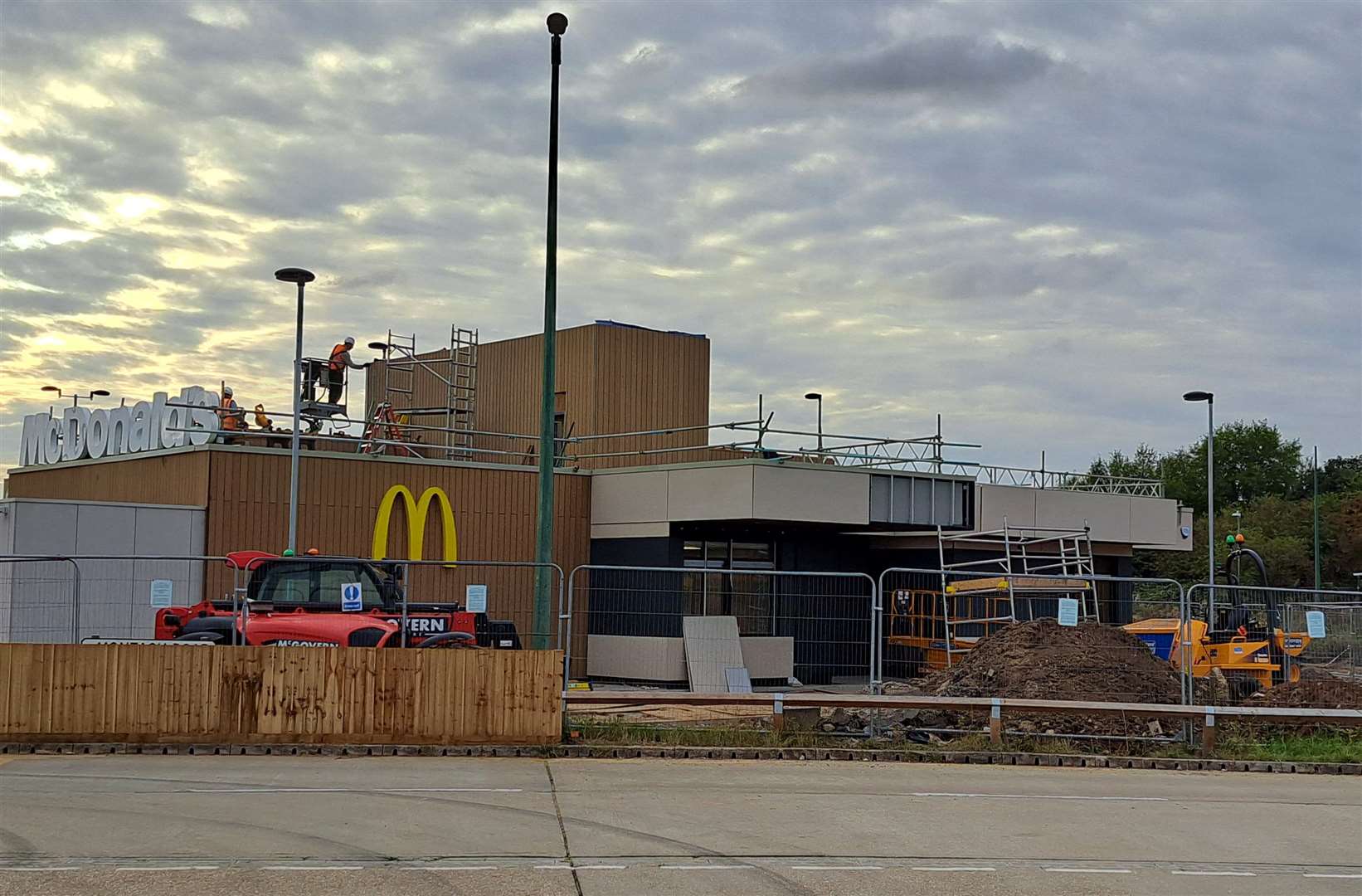 The new McDonald's at Discovery Park in Sandwich is set to open on October 25
