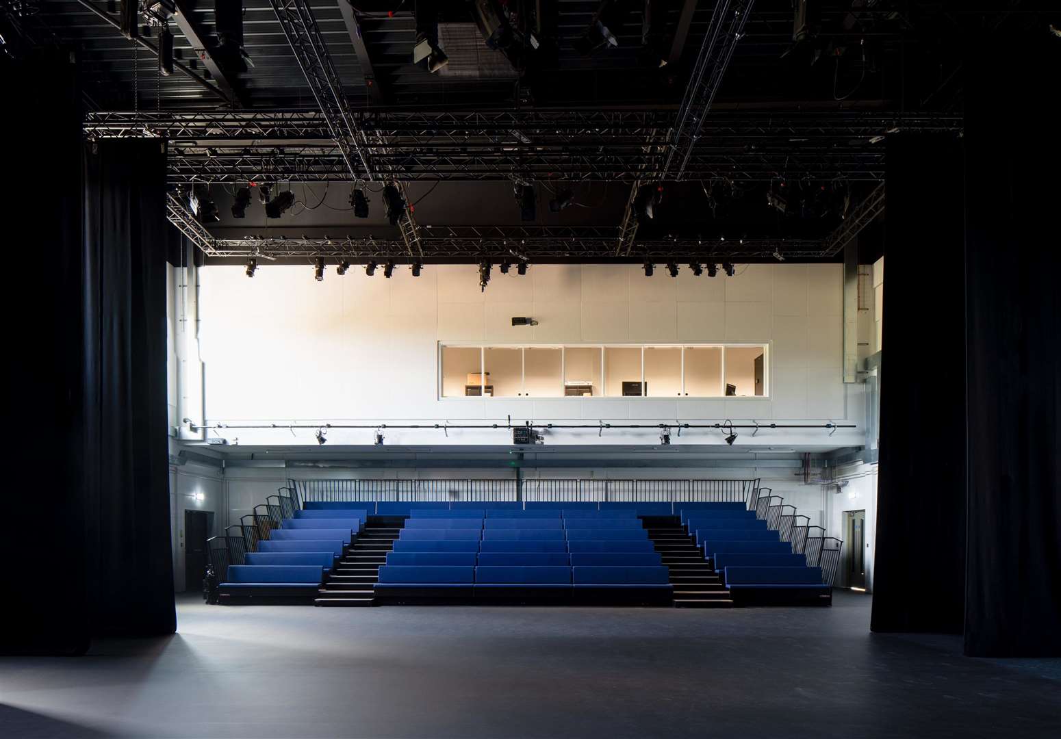 JV1, the auditorium and production space
