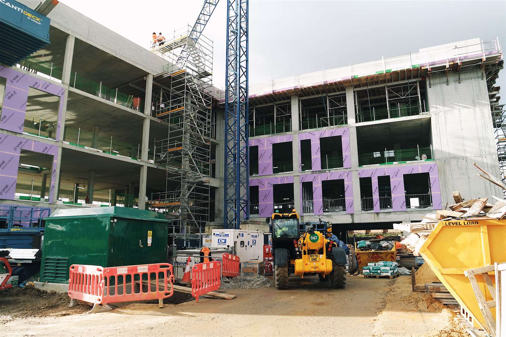 Work is progressing fast on the new Innovation Centre on the Kent Medical Campus