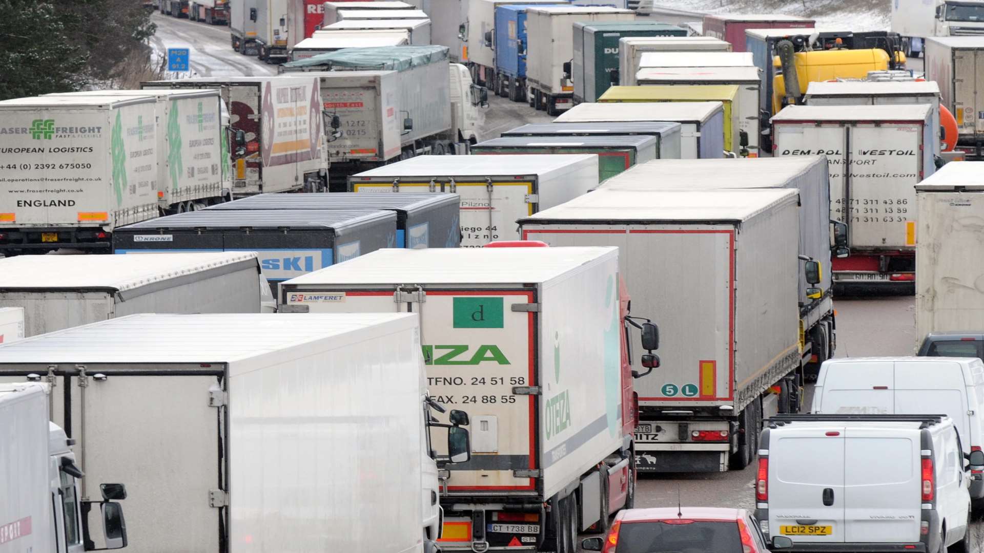 Could could face "traffic chaos" if the government fails to reach a customs checks deal before Brexit