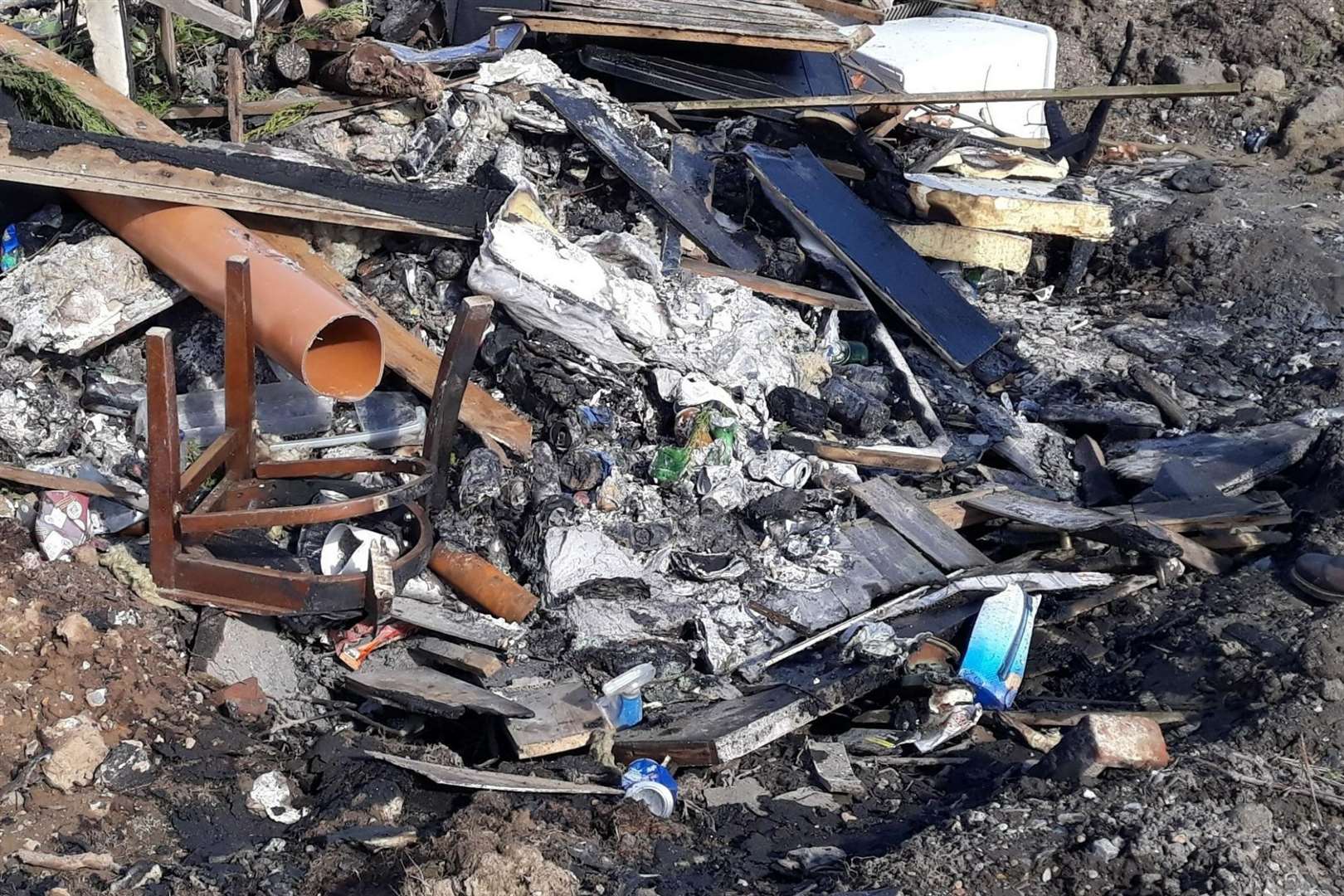 Michael Latter allowed waste to be dumped and burnt on his property. Photo: Ashford Borough Council