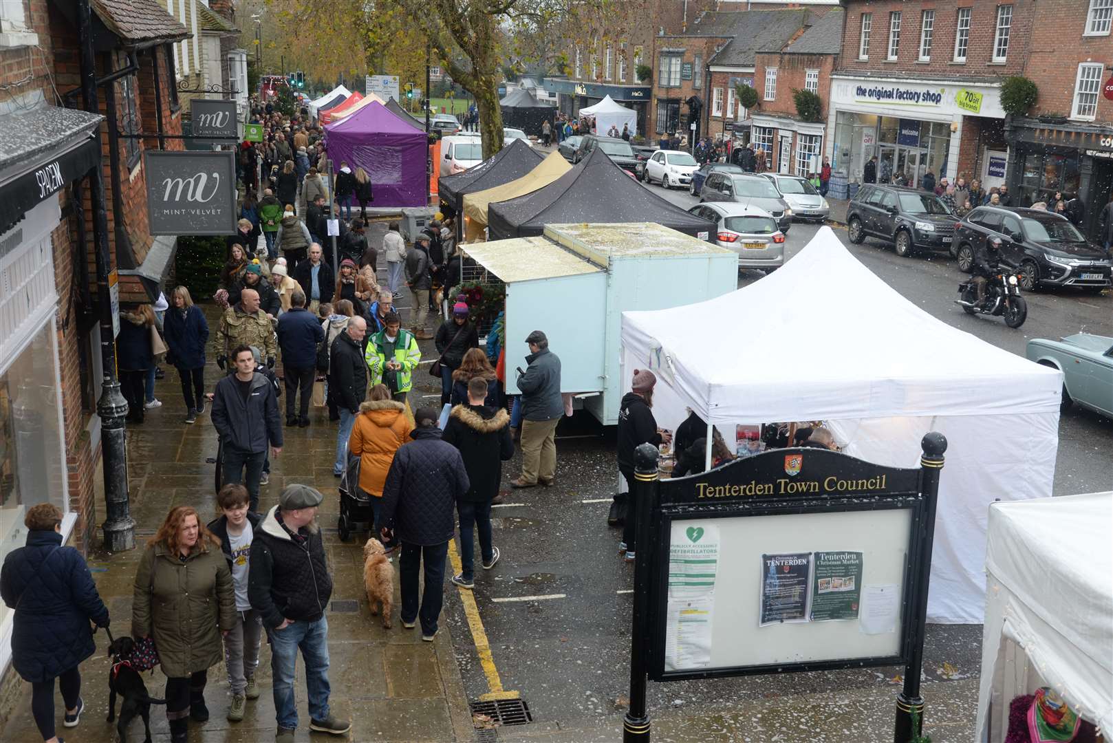 The market attracts around 14,000 people in three days. Picture: Chris Davey