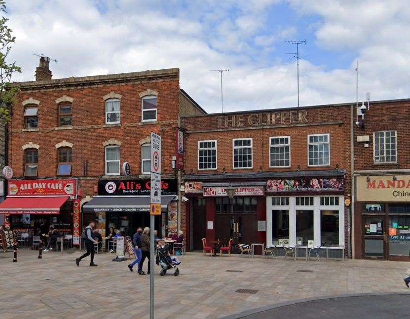 One of the attacks took place near The Clipper pub in Dartford. Photo: Google Images