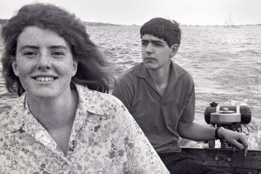 Teenage sweethearts Cathy Roberts and Alan Crotty, photographed in 1968 when he first proposed