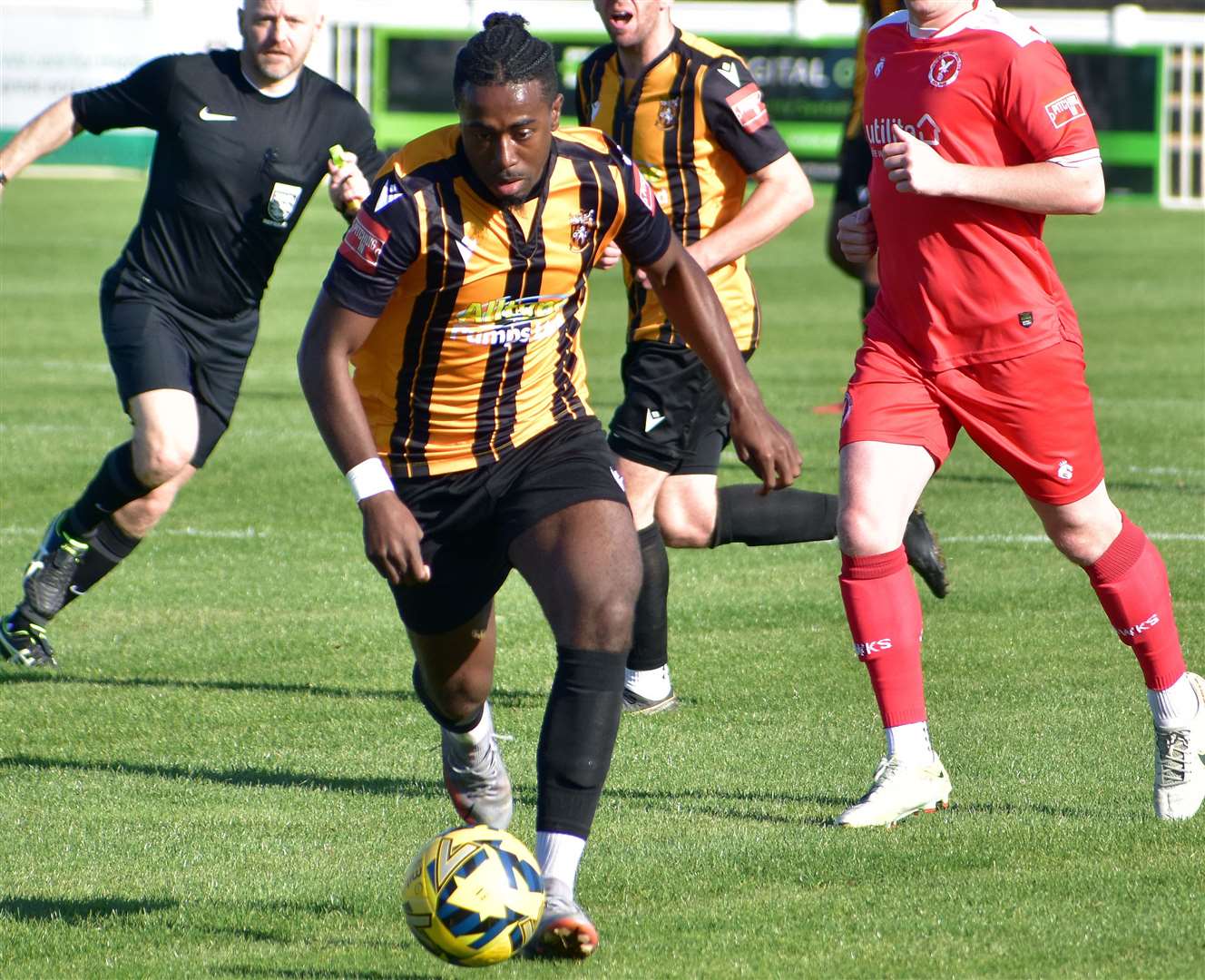Ira Jackson netted in the second half of their weekend 2-0 win at Wingate & Finchley. Picture: Randolph File