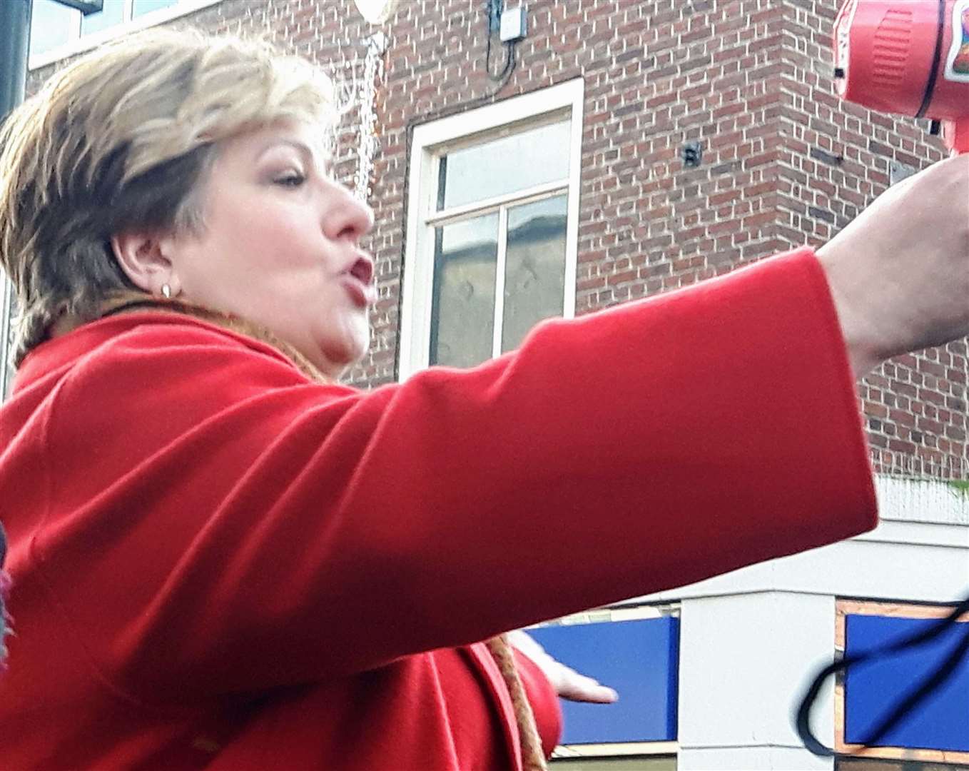 Emily Thornberry rallies supporters in Canterbury