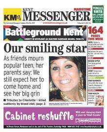 Kent Messenger front page April 9
