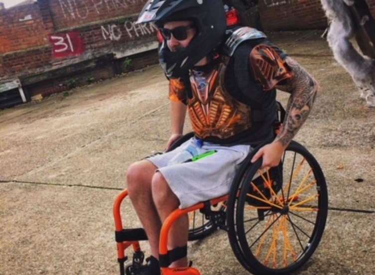 Dan Woodall was initially told by doctors he had a 0.5% chance of ever walking again