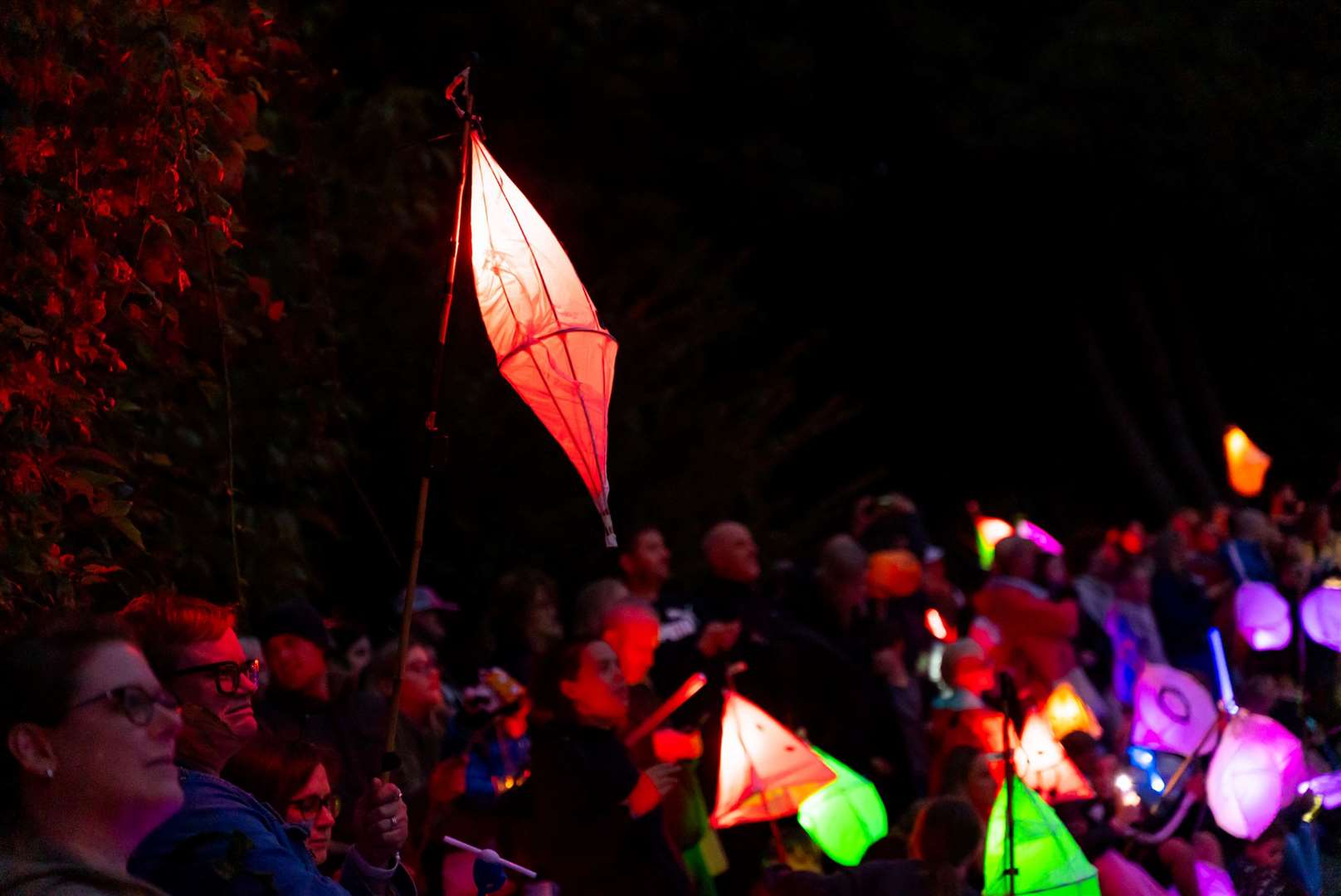 Hundreds turned out for the Festival of Light in Wrotham. Picture: Cohesion Plus